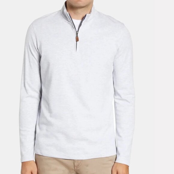 Mizzen + Main Grey Hillman Pullover Sweater - Picture 1 of 5